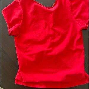 Brandy Melville Red crop top